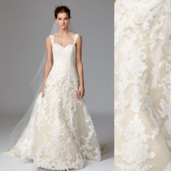 WATTERS AVEN 1001B COLOR DRESS: IVORY LINING: NUDE